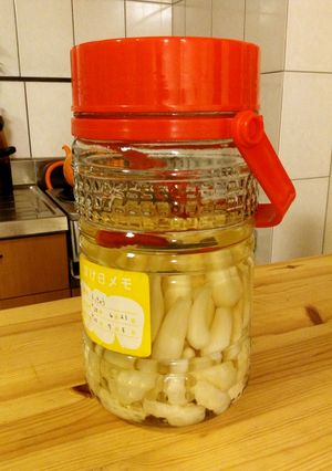 らっきょう甘酢漬け(1㎏だけ)-レシピのメイン写真