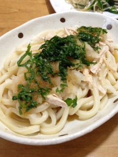 ささみ冷しゃぶうどん-レシピのメイン写真