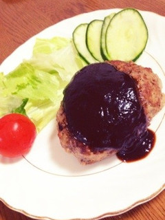肉汁たっぷり!簡単ハンバーグ!-レシピのメイン写真