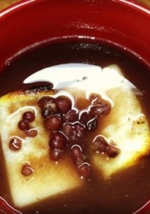 あずき缶でおしるこ-レシピのメイン写真