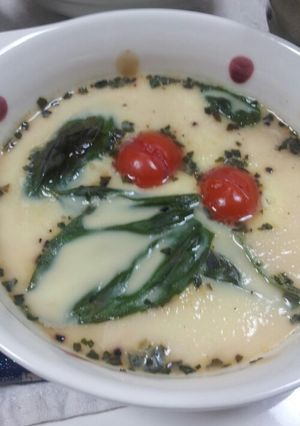 バジル香る☆イタリアン茶碗蒸し-レシピのメイン写真