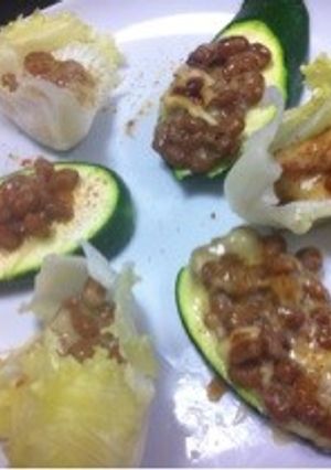 納豆とチーズで土台何でもカナッペ-レシピのメイン写真