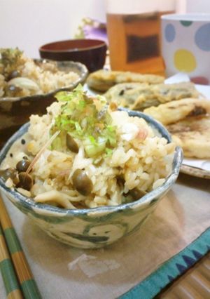 牡蠣醤油×きのこの炊き込みご飯-レシピのメイン写真