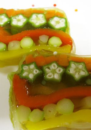 夏野菜テリーヌ♪-レシピのメイン写真