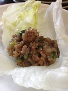 カロリーオフ、レタスミンチ包み-レシピのメイン写真