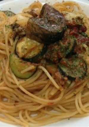 男の料理！！サンマのパスタ-レシピのメイン写真
