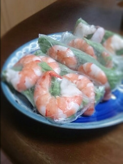 エビと水菜とアボカドの生春巻き-レシピのメイン写真