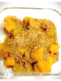 かぼちゃとひき肉の煮物-レシピのメイン写真