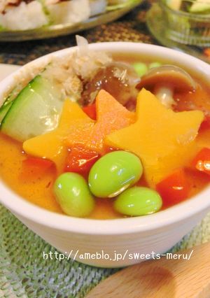 暑い日に☆冷やしあんかけ茶碗蒸し-レシピのメイン写真