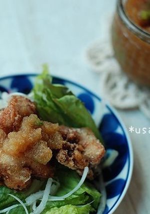 さっぱり♪おろしソースの鶏唐サラダ仕立て-レシピのメイン写真