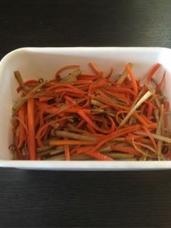 きんぴらごぼう-レシピのメイン写真