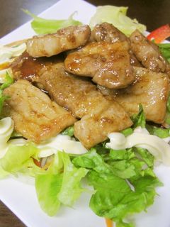 豚テキのせサラダ-レシピのメイン写真