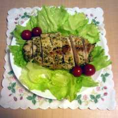 รูปของ トースターで♪鶏胸肉のバジルソース焼き