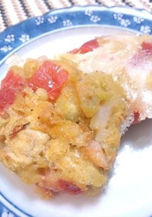トマトとエビのさつまいも焼き-レシピのメイン写真
