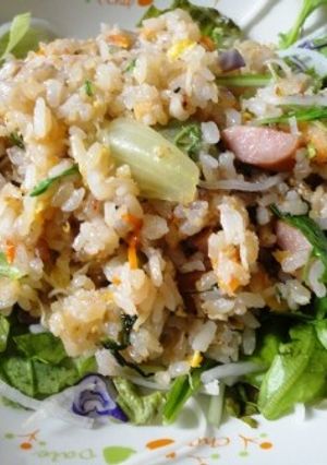 10品目の野菜チャーハン-レシピのメイン写真