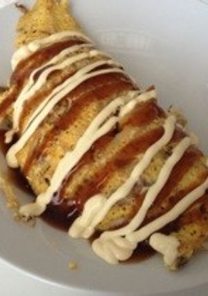 納豆キムチーズとん平焼き♪-レシピのメイン写真