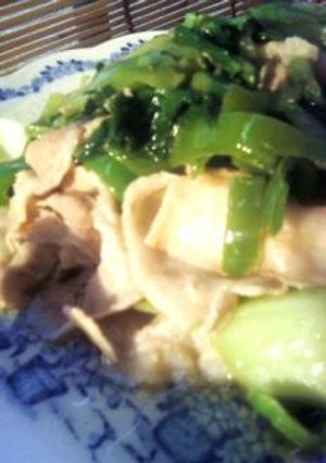 ☆豚バラとチンゲン菜のお酢でさっぱり炒め☆-レシピのメイン写真