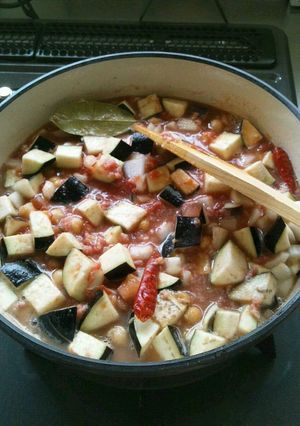 ひよこ豆とナストマトカレー-レシピのメイン写真