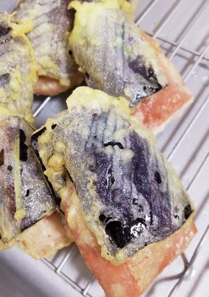 茄子のハムサンド天ぷら＊挟み揚げ-レシピのメイン写真