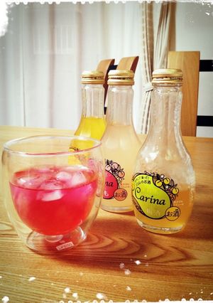 果莉那酒の紫蘇ジュース割り♡้-レシピのメイン写真