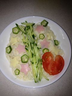 七夕に素麺-レシピのメイン写真