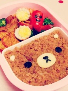 弁当型 リラックマ-レシピのメイン写真