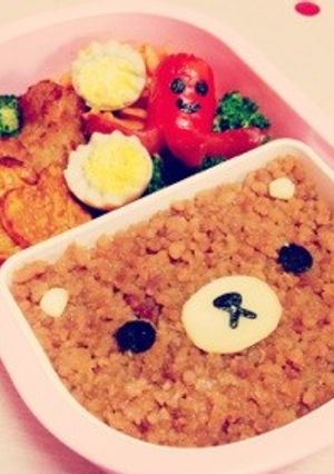 弁当型 リラックマ-レシピのメイン写真