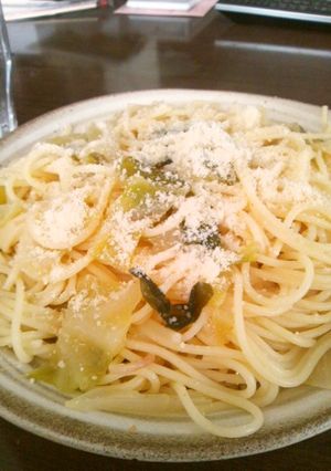1人のお昼に･･･余ったお味噌汁でパスタ-レシピのメイン写真