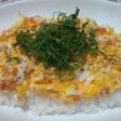 簡単☆鮭フレークの卵とじ丼