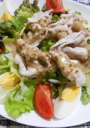 ごちそうサラダ♪胡麻 豚しゃぶサラダ☆-レシピのメイン写真