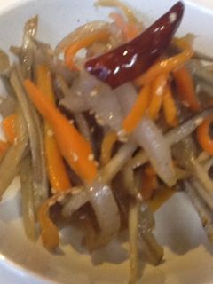 ご飯の進むきんぴらごぼう-レシピのメイン写真