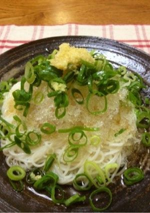 夏に冷た～い☆かき氷ぶっかけそうめん-レシピのメイン写真