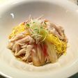 青じそ風味の甘酢みょうがそうめん