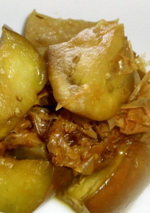 夏でもおいしい茄子とコンニャクのみそ煮-レシピのメイン写真