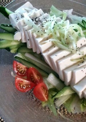 ｼﾝﾌﾟﾙ 豆腐ｻﾗﾀﾞ-レシピのメイン写真
