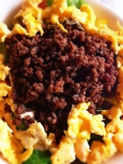 野菜たっぷり3色丼-レシピのメイン写真