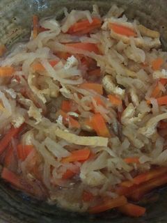 定番おかず切り干し大根の煮物-レシピのメイン写真