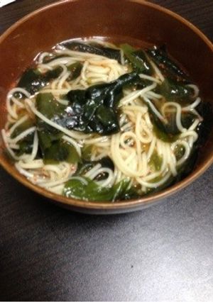 超ウマ☆わかめ入りにゅうめん-レシピのメイン写真