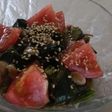 もずくとワカメと納豆のサラダ
