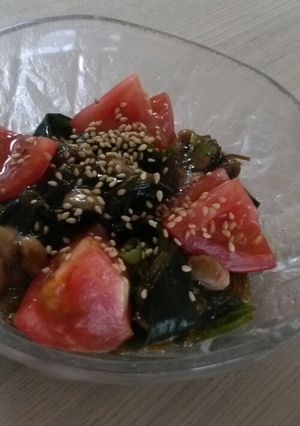 もずくとワカメと納豆のサラダ-レシピのメイン写真