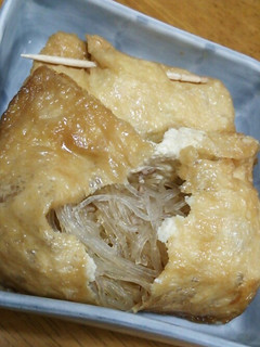 材料3つ!簡単春雨入り油揚げ煮-レシピのメイン写真
