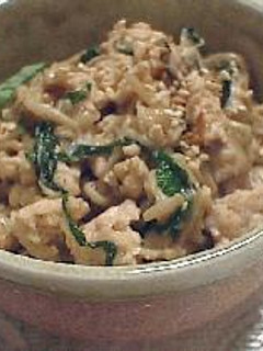 ごまと大葉入り 鶏そぼろ-レシピのメイン写真