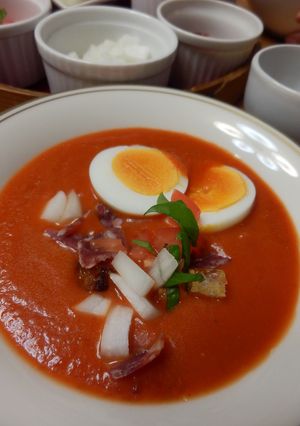 ガスパチョ☆サルモレホ風トッピング-レシピのメイン写真