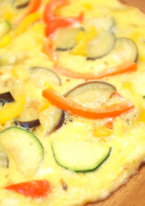 夏野菜のフリッタータ♪-レシピのメイン写真