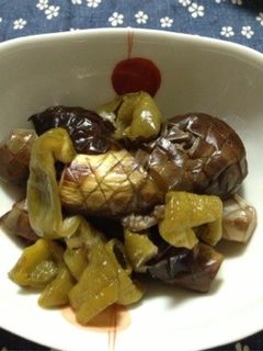 お酢でさっぱり☆なす&ピーマン煮浸し♪♪-レシピのメイン写真