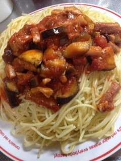 なすとベーコンのトマトパスタ-レシピのメイン写真