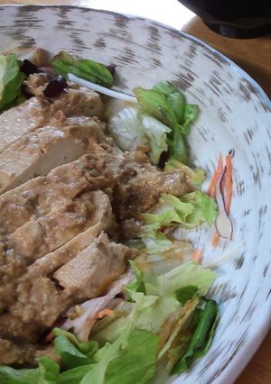 味噌漬け豆腐のサラダ仕立て-レシピのメイン写真