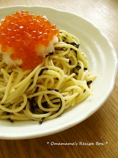いくらおろしスパゲティー-レシピのメイン写真