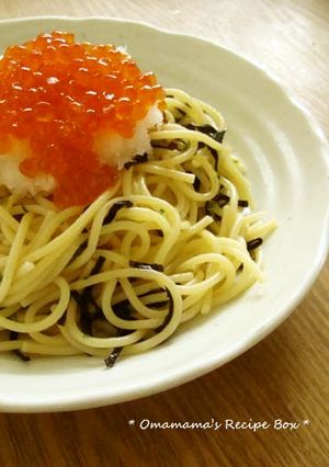 いくらおろしスパゲティー-レシピのメイン写真
