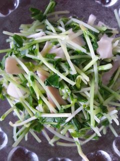 豆苗と舞茸のおひたし-レシピのメイン写真